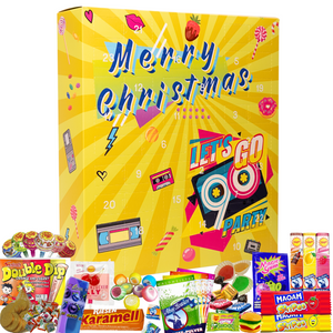 
                  
                    90er Süßigkeiten Adventskalender 2025 | 24x Retro Candy der neunziger Jahre
                  
                