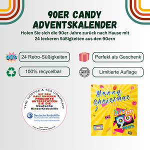 
                  
                    90er Süßigkeiten Adventskalender 2025 | 24x Retro Candy der neunziger Jahre
                  
                