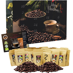 
                  
                    Kaffee-Adventskalender "Bio/Fair" 2025 mit 24 Biologischen, Raritäten- und Fair gehandelten Kaffees aus aller Welt
                  
                