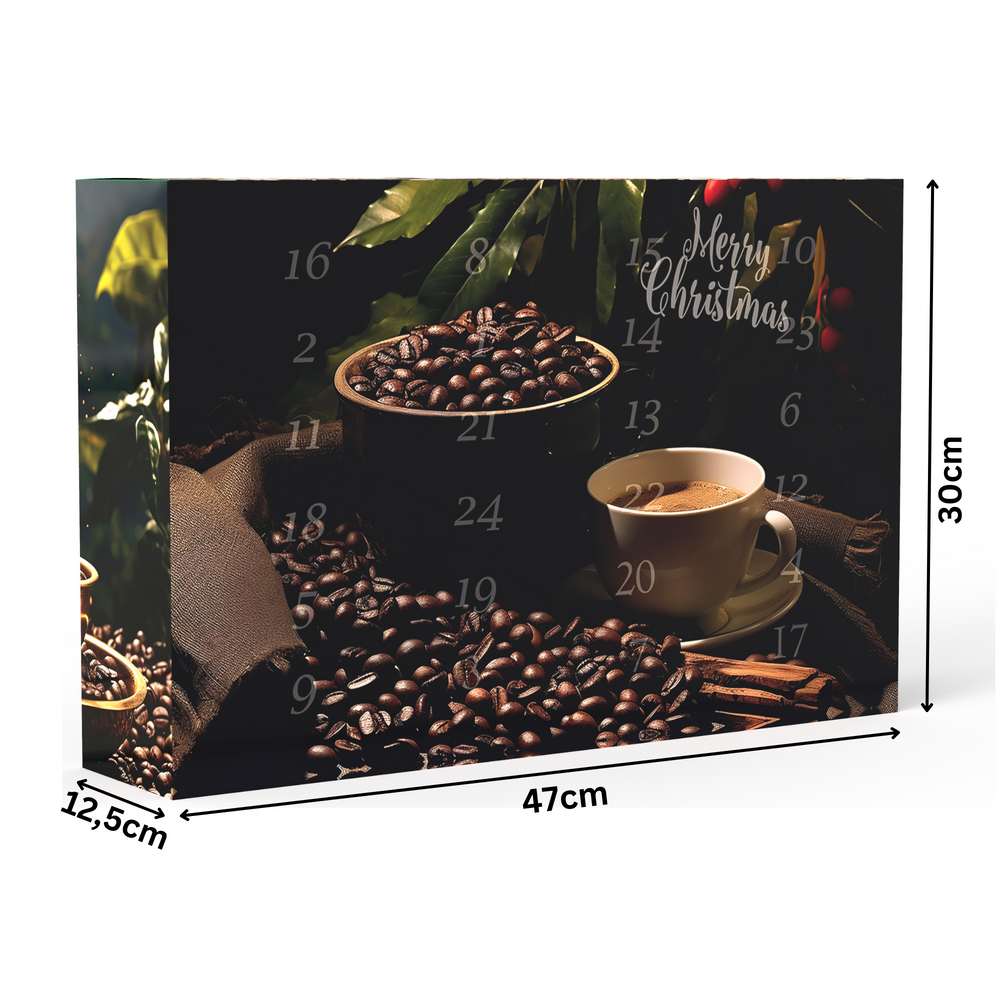 
                  
                    Kaffee-Adventskalender "Bio/Fair" 2025 mit 24 Biologischen, Raritäten- und Fair gehandelten Kaffees aus aller Welt
                  
                