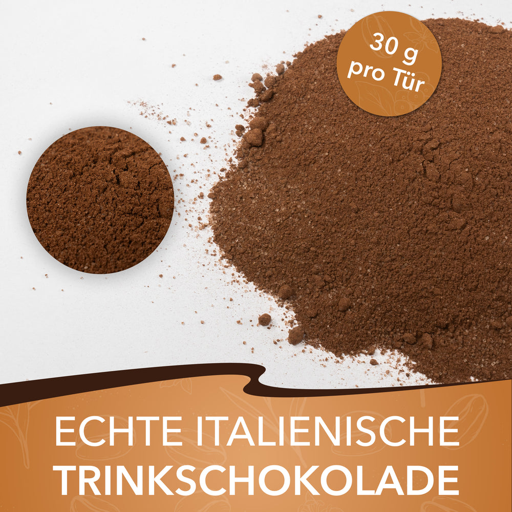 
                  
                    Trinkschokolade & Kakao Adventskalender 2025 (No2) | 24 Sorten echte italienische Trinkschokolade
                  
                