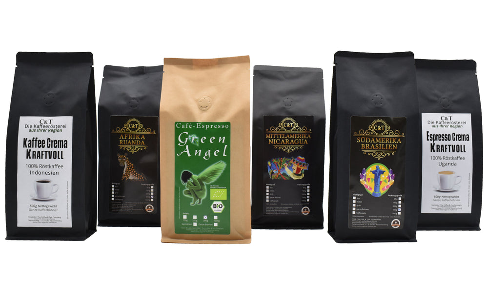 
                  
                    Probierpaket Büro-Kaffee | 6x500g unserer besten Kaffees zum probieren
                  
                