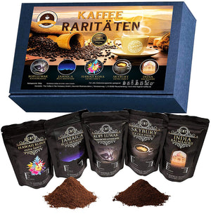 
                  
                    Edles Und Hochwertiges Geschenkset - Fünf Exklusive Kaffeeraritäten
                  
                