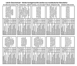 
                  
                    Lakritz Geschenk-Set | 10x 40g leckere Sorten aus norddeutscher Edel-Manufaktur in Geschenkbox
                  
                