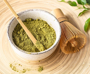
                  
                    Matcha traditioneller grüner Tee nach Japan Art Matchapulver ideal zum kochen, backen und leckere Mixgetränke
                  
                