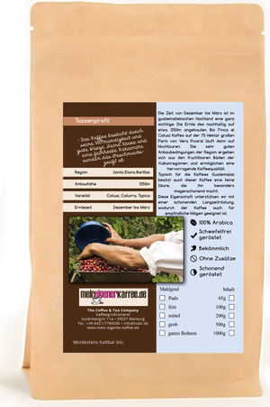 
                  
                    Kaffee Globetrotter - Bio Guatemala SHB EP Finca El Catuai
                  
                