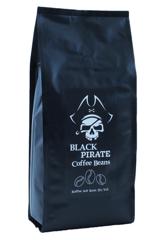 
                  
                    Black Pirate Coffee - Aromatisierter Kaffee mit echtem Jamaika Rum
                  
                