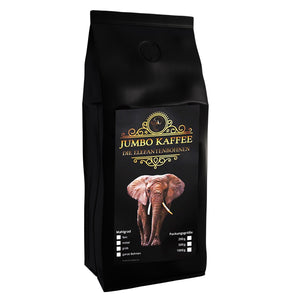 
                  
                    Jumbo Kaffee Elefantenkaffee Maragogype - Die größten Bohnen der Welt
                  
                