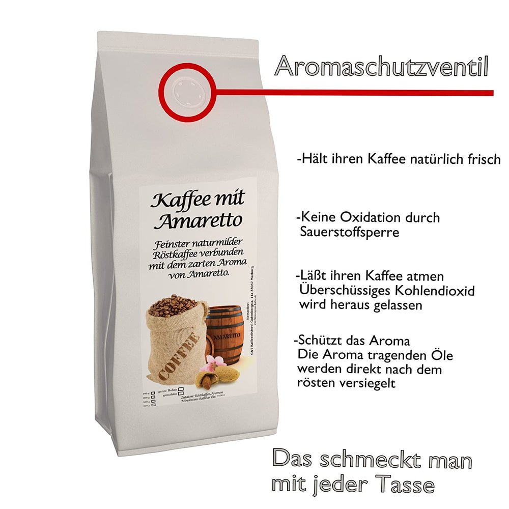 
                  
                    Aromakaffee Amaretto Flavoured Coffee
                  
                