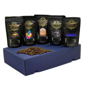 
                  
                    Edles Und Hochwertiges Geschenkset - Fünf Exklusive Kaffeeraritäten
                  
                
